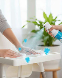 Viresist surface sanitiser spray protecting door handles from germs and viruses