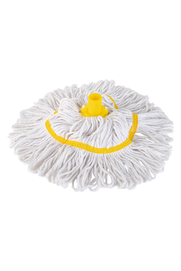 Hygiemix T1D Socket Mop 250 with stayflat band and coloured hygienic socket for cleaning