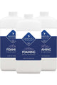 Unscented hand foam sanitiser bottles, effective alcohol-free germ protection.