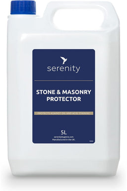 Stone & Masonry Protector bottle for stain and dirt repellent on masonry surfaces.