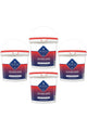 Antimicrobial Kitchen Wipes - 125 Extra Large Alcohol-Free Wipes, Kills 99.9999% Bacteria, Vegan, EU Biocide Compliant.