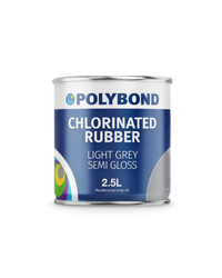Polybond logo representing Chlorinated Rubber Chemical-Resistant Coating with heavy-duty protection and chemical resistance features