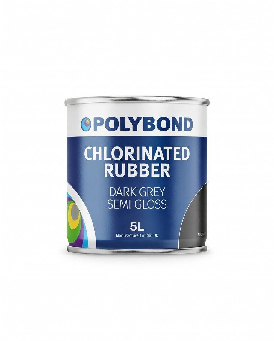 Polybond logo representing Chlorinated Rubber Chemical-Resistant Coating product with industrial protection benefits
