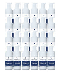 Serenity Unscented Hand Foam Sanitiser bottle for gentle, hypoallergenic hand cleansing
