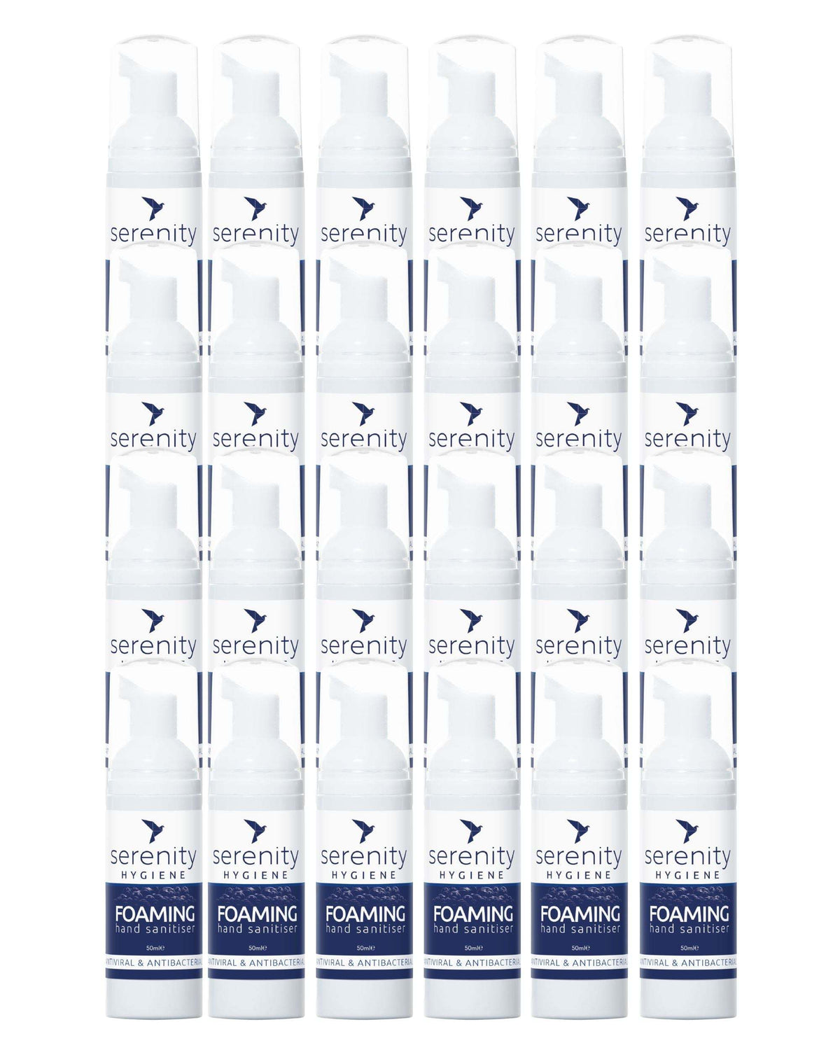 Unscented hand foam sanitiser bottle with foam texture for effective germ protection and gentle, hypoallergenic cleaning