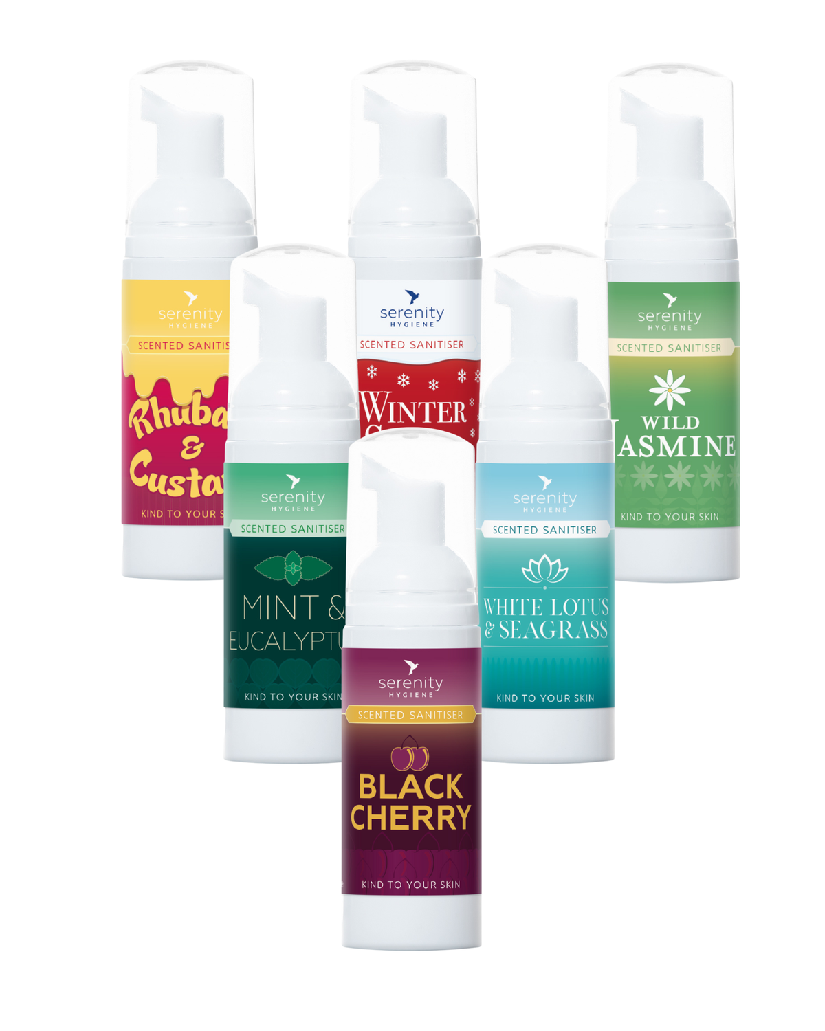 Scented Hand Foam Sanitiser Multi Pack