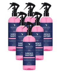 Hospital grade unscented food safe surface sanitiser spray for hard surfaces and food prep areas
