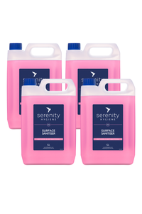 Hospital grade unscented food safe surface sanitiser spray on kitchen and hard surfaces