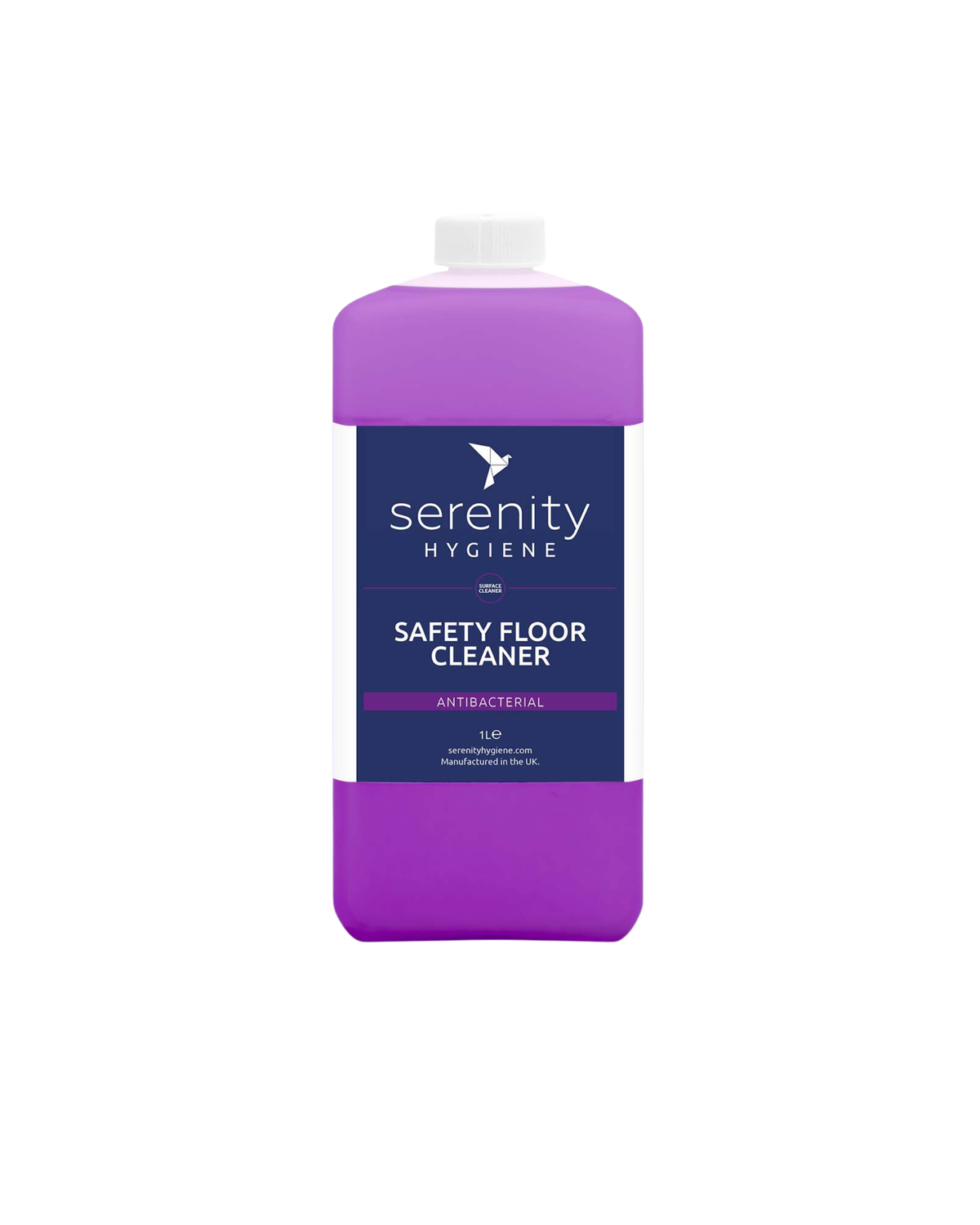5L bottle of antibacterial floor cleaner concentrate for hard surfaces with floral scent