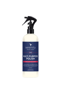 Multipurpose Polish spray bottle, quick-acting versatile cleaner for plastic and rubber surfaces, 500ml.