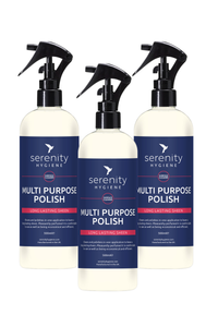 Multipurpose Polish spray bottle set for quick cleaning and long-lasting sheen.