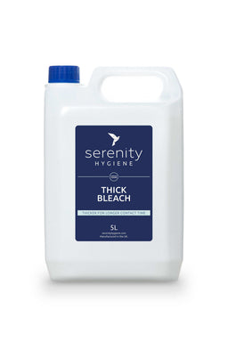 Serenity Professional Thick Bleach 5 Litre bottle for deep cleaning and disinfection