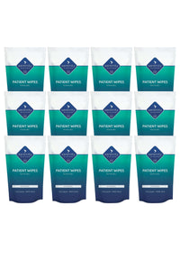 Antimicrobial Patient Wipes by Serenity Hygiene - 150 strong, UK-manufactured wipes for skin cleansing and sanitation, suitable for hospitals and food handling.